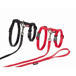 NOBBY SET: Leash+Cat Collar XL Black