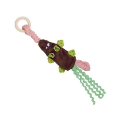 NOBBY: PLUSH Mouse ELASTIC & ring Green