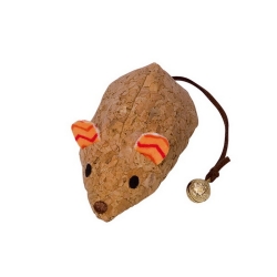 NOBBY: Mouse CORK & CATNIP Orange