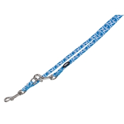 NOBBY: Training Leash CAMOUFLAGE Light Blue