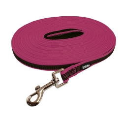 NOBBY: TRAINING Leash ANTI-SLIP, 15m Rasberry