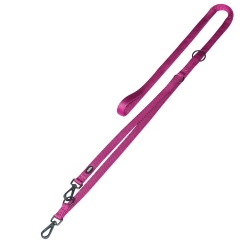 NOBBY: Training Leash Classic COΜFORT, Xtra long Rasberry