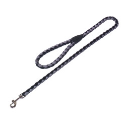 NOBBY: Leash CORDA Black-Grey