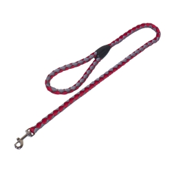 NOBBY: Leash CORDA Red-Grey