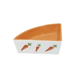 NOBBY: CERAMIC Rodent feeding Bowl SQUARE