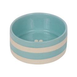 NOBBY: CERAMIC Bowl, STRIO Mint/Cream