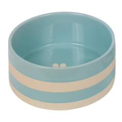 NOBBY: CERAMIC Bowl, STRIO Mint/Cream