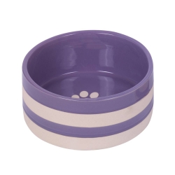 NOBBY: CERAMIC Bowl, STRIO Lilac/Cream
