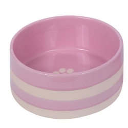 NOBBY: CERAMIC Bowl, STRIO Pink/Cream