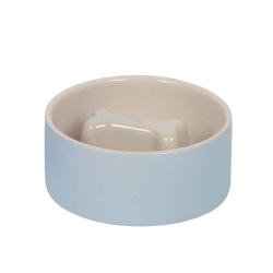 NOBBY: Anti-Gulping bowl BONE Grey/Cream