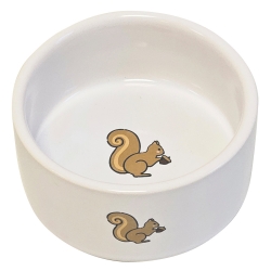 NOBBY: Rodent CERAMIC bowl SQUIRREL