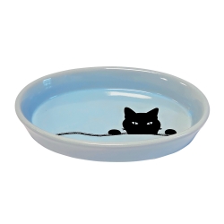 NOBBY: Cat CERAMIC dish oval WILSON