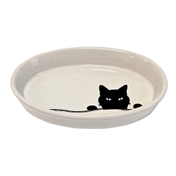 NOBBY: Cat CERAMIC dish oval WILSON [ clone ] [ clone ]