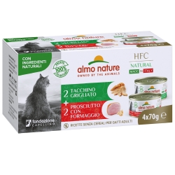 MULTI-NATURAL-ITALIAN-Grilled Turkey, Ham Cheese 4x70g