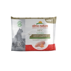 MEGA-NATURAL-Chicken & Shrimps 6x55g