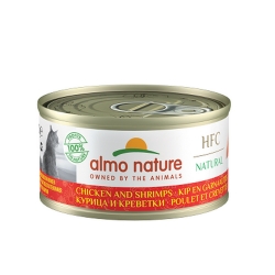 ALMO-NATURAL Chicken fillet & Shrimps, 70g
