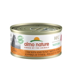 ALMO-NATURAL Chicken fillet & Tuna, 70g