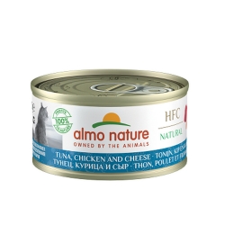 ALMO-NATURAL Tuna, Chicken & Cheese, 70g
