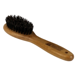 ALCOTT-GROOMING Oval Bristle Natural Brush, S-M