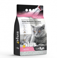 Cat-Fun PLUS: BABY POWDER cat litter, 10L