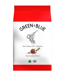 GREEN & BLUE-Parrot mix, TROPICAL FRUIT, 15kg