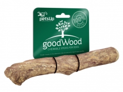 L - GOOD-WOOD, Coffee wood dog Chew NATURAL