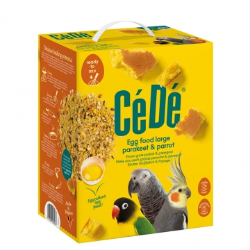 CéDé:  DRY Egg Food PARAKEET & PARROT, 5kg