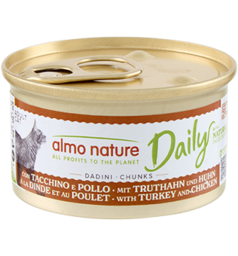DAILY CHUNKS - Turkey & Chicken, 85g