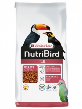 NUTRIBIRD-Πλήρης τροφή PELETS-T16, 10kg