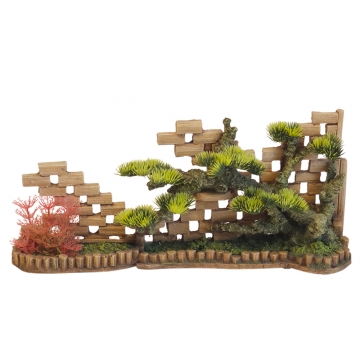 NOBBY: Aqua Ornaments WALL REST with plants