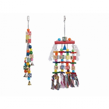 NOBBY: Bird Cage Toy JUNGLE Multicolor