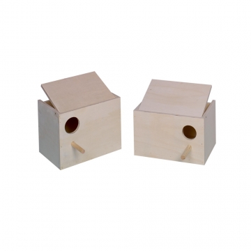 NOBBY-Budgie nesting box right hole