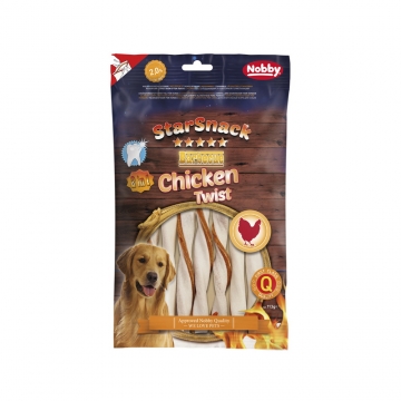 NOBBY-SNACK, Barbecue CHICKEN Twist (10)