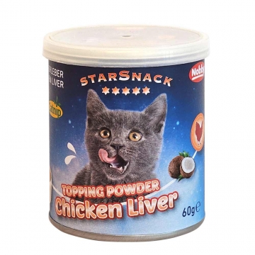 NOBBY: StarSnack TOPPING POWDER Chicken Liver with CATNIP