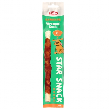 NOBBY:BBQ Snack Wrapped DUCK XL (x18)