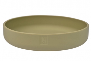 51DN-SILI BOWL:-Cat Bowl- Khaki-300ml