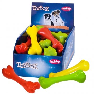 NOBBY DISPLAY: RUBBER Bone assorted