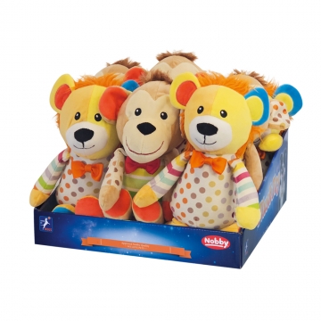 NOBBY DISPLAY: PLUSH lion & monkey, without squeacker