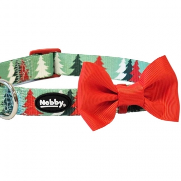 NOBBY+Xmas: Collar BOW TIE, Gr. S, 24-35cm