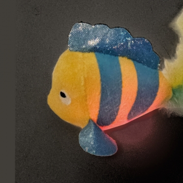 NOBBY: PLUSH fish flashing with CATNIP