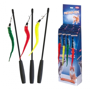 NOBBY DISPLAY: ROD with PLUSH worm x24
