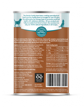 NATURO can-GF BEEF, CHICKEN, Fruits & Veggies 390g