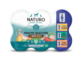 NATURO GF Variety POULTRY 6-Pack 390g
