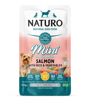 NATURO mini: SALMON Rice/Veggies 150g