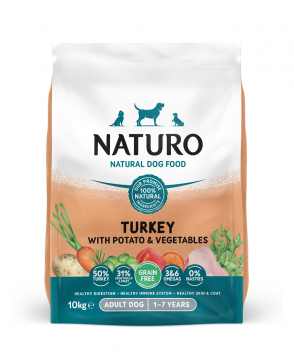 NATURO: GF Fresh TURKEY, Potato/Veggies, 10kg