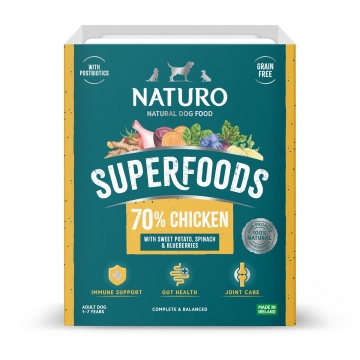 SUPERFOOD: CHICKEN, Sweet Potato, Spinach, Blueberry 395g
