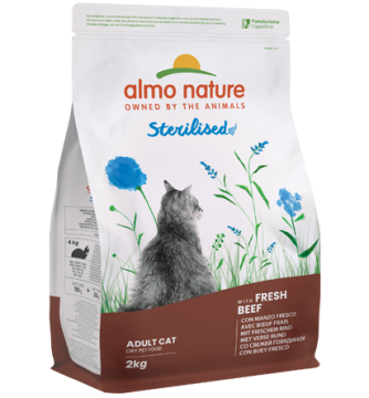HOLISTIC-Cat food for STERILIZED, Fresh Beef 2kg