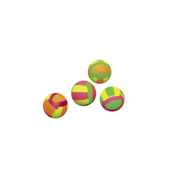 NOBBY-SET-Rubber foam toy VolleyBalls, 4pcs