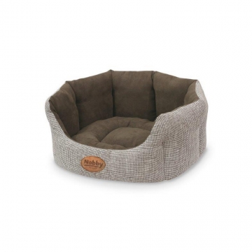 NOBBY: Oval Comfort Bed JOSI Brown