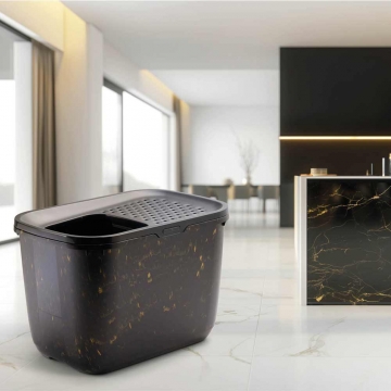 SAVIC: Cat toilett HOP IN MARBLE